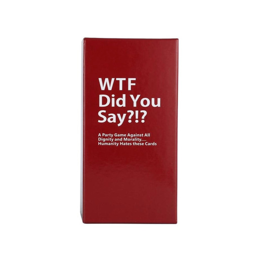 WTF Did You Say?!? Card Party Game for adults