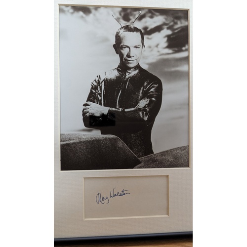 My Favourite Martian 1963 Photograph with Signed Autograph Card by Ray Walston