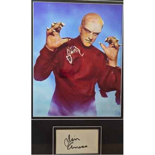 The Thing from Another World 1951 Photograph with Signed Card by James Arness Framed