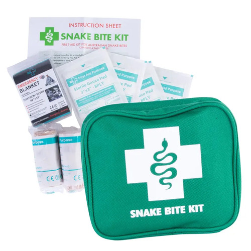 11 piece Snake Bite First Aid Kit ARTG Registered Survival Bag Family Car Camping