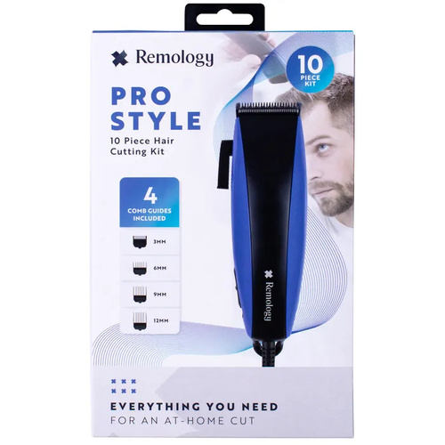 remology PRO STYLE 10 Piece HAIR CUTTING KIT clippers Grooming cutting shavers