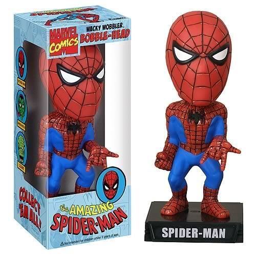 The Amazing Spiderman Wacky Wobbler Bobblehead SAN DIEGO COMIC CON 2008