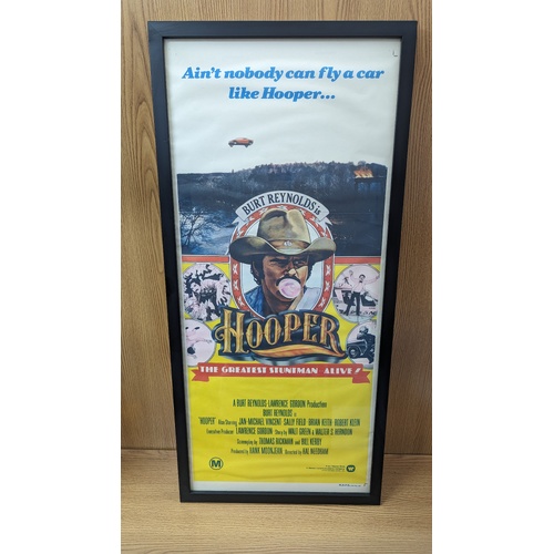 Daybill Movie Poster - Burt Reynolds Hooper 1978 Genuine Original Framed