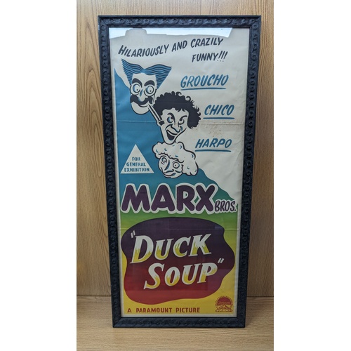 Daybill Movie Poster - Duck Soup 1933 poster Genuine Original Framed