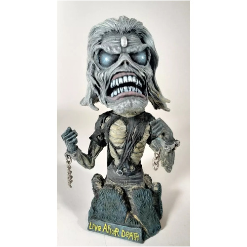 HEADKNOCKERS - IRON MAIDEN EDDIE "LIVE AFTER DEATH" BOBBLEHEAD (2002)