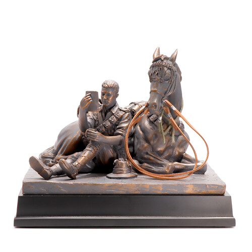 ANZAC Letter From Home Australian Light Horse Limited Edition Figurine MASTER CREATIONS