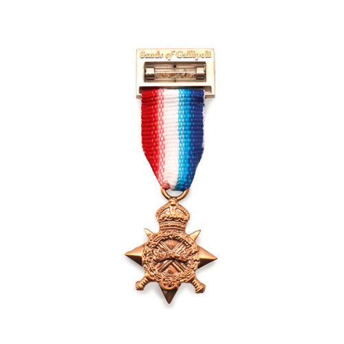 ANZAC Sands of Gallipoli 1914-15 Star Miniature Medal