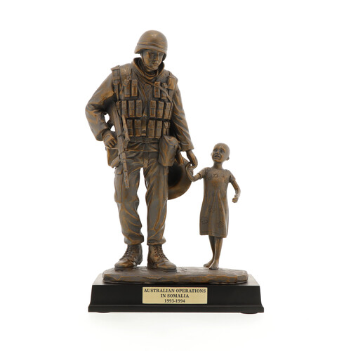 Somalia Figurine MASTER CREATIONS ANZAC statue /2500