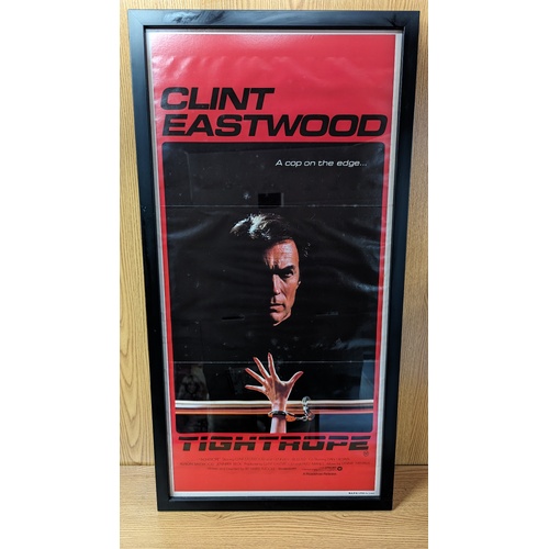 Daybill Movie Poster - Tightrope 1984 Clint Eastwood Genuine Original Framed