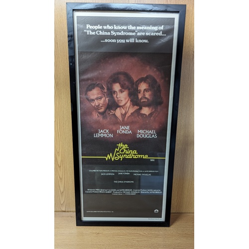 Daybill Movie Poster - The China Syndrome 1979 Genuine Original Framed