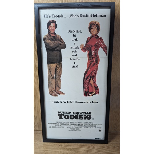 Daybill Movie Poster - Tootsie 1982 Dustin Hoffman Genuine Original Framed