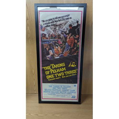 Daybill Movie Poster -  The Taking of Pelham One Two Three 1974 Genuine Original Framed