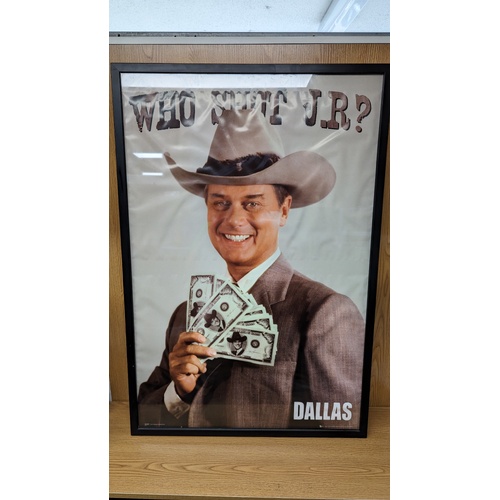 Movie Poster - Dallas 1978 "Who Shot J.R?" Genuine Original Framed