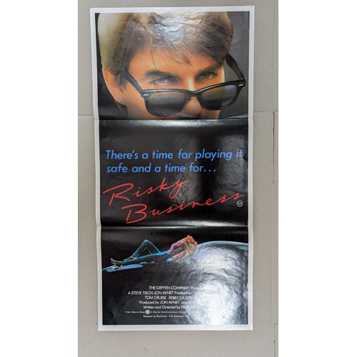 Daybill Movie Poster - Risky Business 1983 Tom Cruise Genuine Original Framed