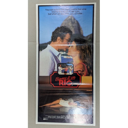 Daybill Movie Poster - Blame it on Rio 1984 Genuine Original