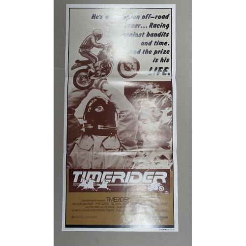 Daybill Movie Poster - Timerider 1982 Genuine Original