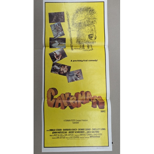 Daybill Movie Poster - Caveman 1981 Dennis Quaid Genuine Original