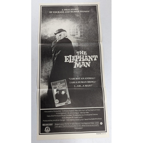 Daybill Movie Poster - The Elephant Man 1980 John Hurt Genuine Original