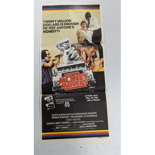 Daybill Movie Poster - Money Movers 1978 Genuine Original