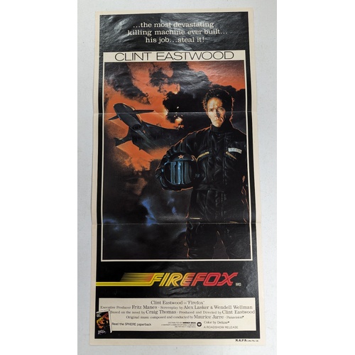 Daybill Movie Poster - Firefox 1982 Clint Eastwood Genuine Original