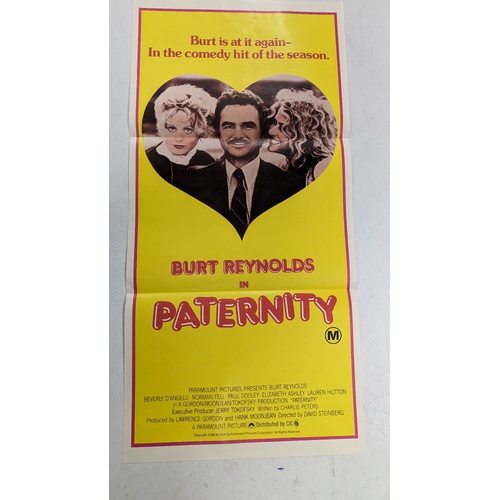 Daybill Movie Poster - Paternity 1981 Burt Reynolds Genuine Original
