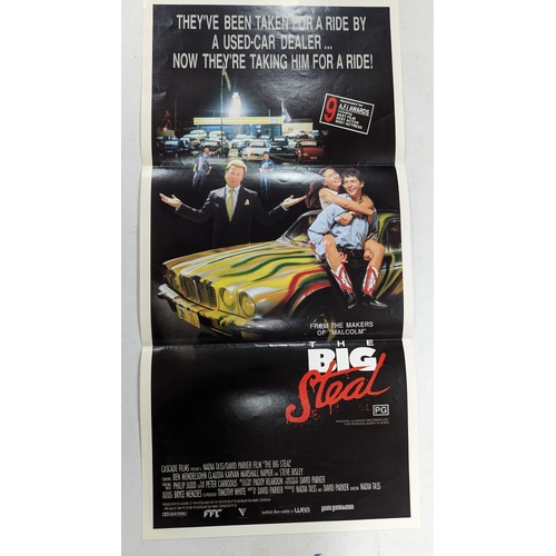 Daybill Movie Poster - The Big Steal 1990 Genuine Original