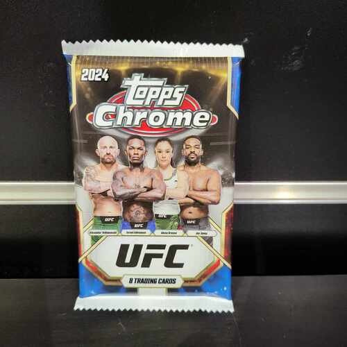 1 packet of 8 cards from 2024 Topps Chrome UFC Factory Sealed Mega Box Australian stock