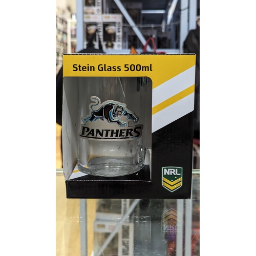 Penrith Panthers Stein Glass 500ml #1 NRL Rugby Collectable