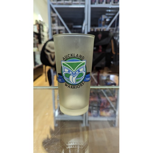 Auckland Warriors Frosted Glass NRL Rugby Collectable Cup