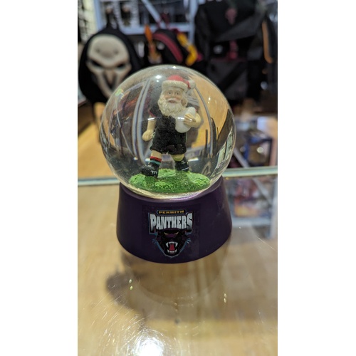 Penrith Panthers Santa Snow Globe NRL Rugby Collectable 