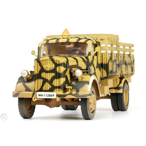 Forces Of Valor – GERMAN 3 TON CARGO TRUCK  Yellow/ Brown 1:32 80020