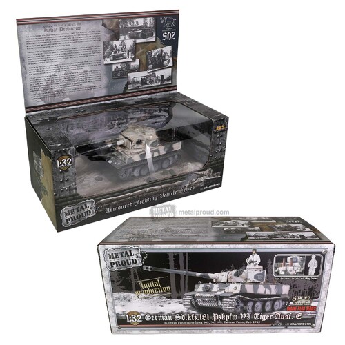 forces of valor 912042B GERMAN SD.KFZ.181 PZKPFW VI TIGER AUSF.E HEAVY TANK - EASTERN FRONT 1943