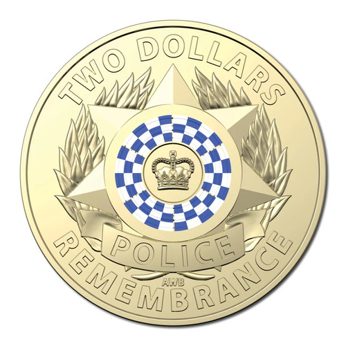 $2 2019 Police Remembrance Coin Lightly Circulated AUS Two Dollar