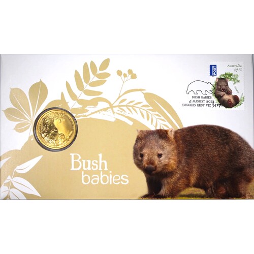 $1 PNC 2013 Bush Babies WOMBAT Aus One Dollar Coin