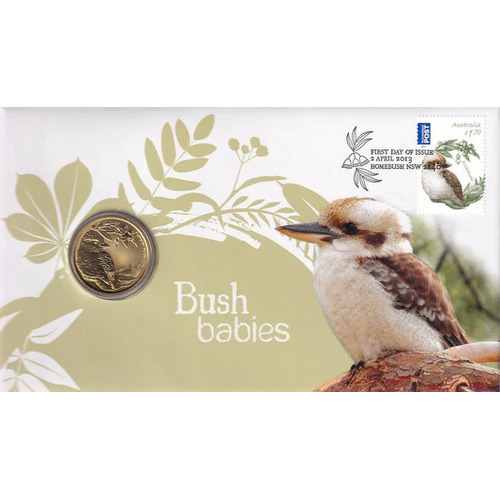 $1 PNC 2013 Bush Babies KOOKABURRA Aus One Dollar Coin
