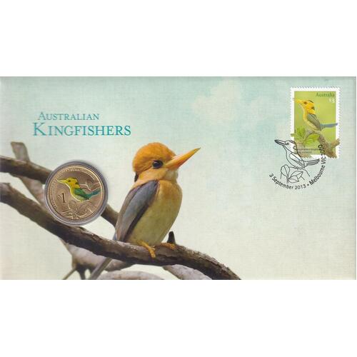 $1 PNC 2013 Australian Kingfishers Aus One Dollar Coin