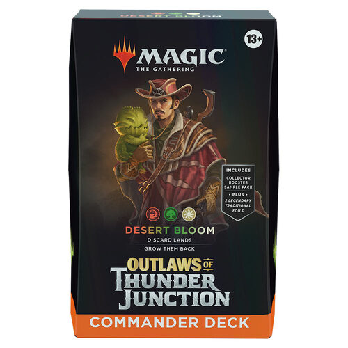 Magic: The Gathering - TCG - Outlaws of Thunder Junction Commander Deck - desert bloom