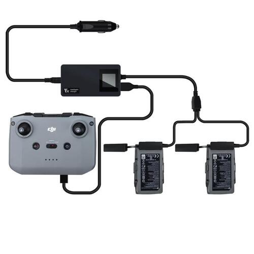 3 in 1 Car Charger with LCD Screen for DJI Mavic Air 2 / Air 2S #A2S-CC01
