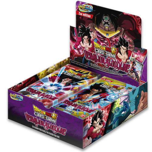 Dragon Ball Super Card Game UW2 Booster Display Vermilion Bloodline second edition TCG