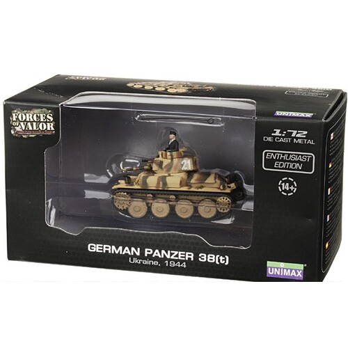 Forces of Valor - GERMAN PANZER 38(t) Ukraine, 1944 1:72 85107