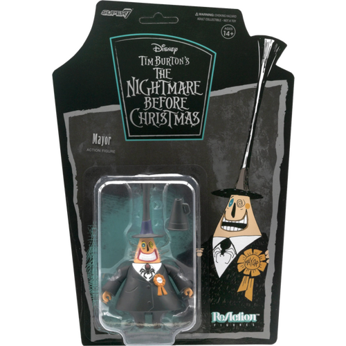 The Nightmare Before Christmas - Mayor Re-Action 3.75” Action Figure
