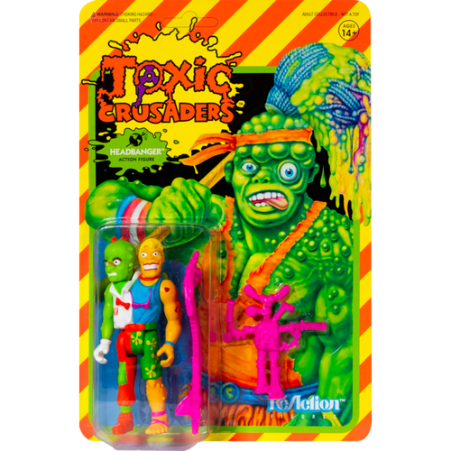 Toxic Crusaders - Headbanger ReAction 3.75” Action Figure