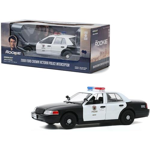 1:24 2008 FORD CROWN VICTORIA -- THE ROOKIE (LAPD) -- GREENLIGHT