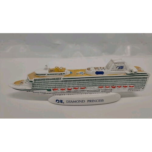 Diamond Princess Cruise Line Ship Model Souvenir 6.5"