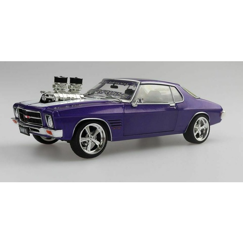 DDA 1:24 HANFUL 1973 HOLDEN MONARO HQ GTS CUSTOM QLD legand powercrusie die cast PURPLE