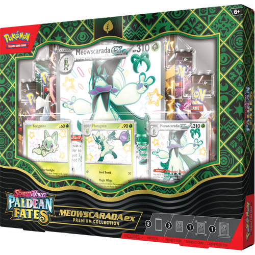 Pokemon: Scarlet & Violet - Paldean Fates Meowscarada ex premium collection