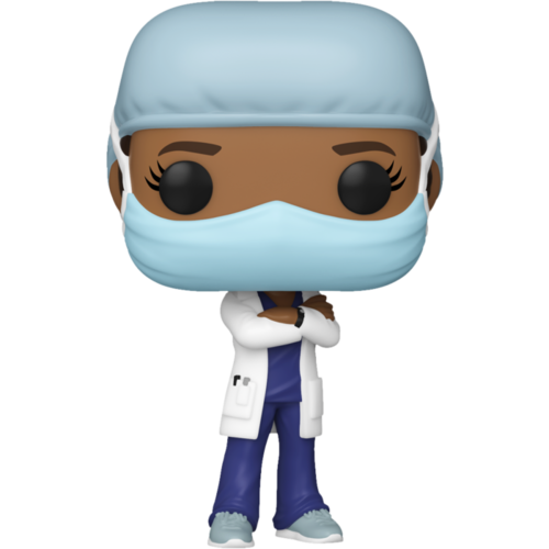 Pop! Heroes - Front Line Worker Female #2 Purple Pop! Vinyl