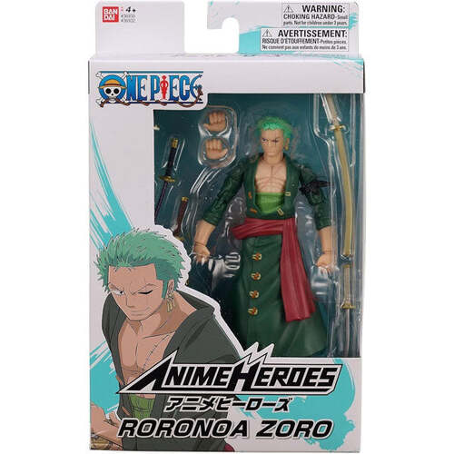 Bandai Anime Heroes One Piece Roronoa Zoro Figure