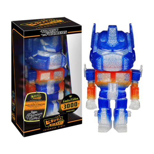Transformers - Hikari Optimus Prime Clear Glitter Vinyl Figure