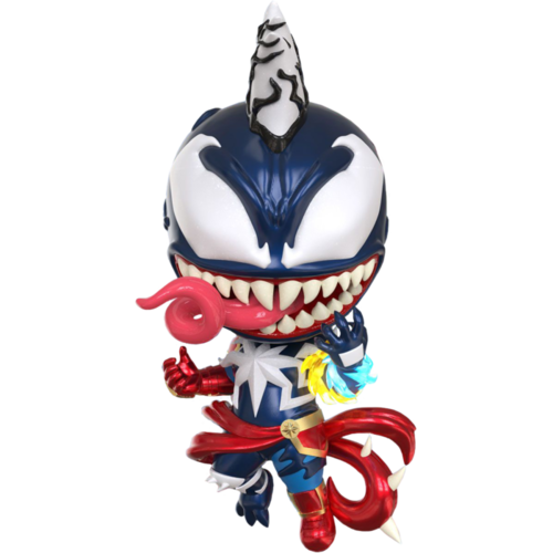 Venom - Venomized Captian Marvel Cosbaby